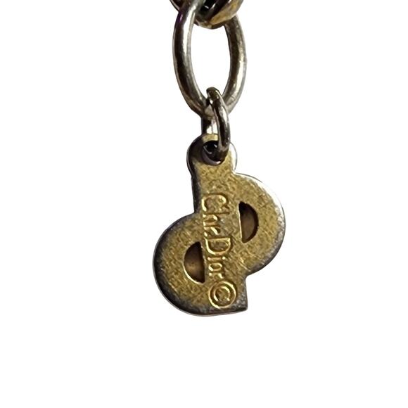 CHRISTIAN DIOR Vintage Crystal Collar Necklace Authentic - Picture 3 of 5